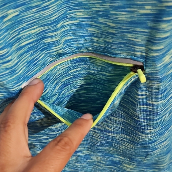 Tangerine Blue Athletic Women's Hoodie - Picture 8 of 8